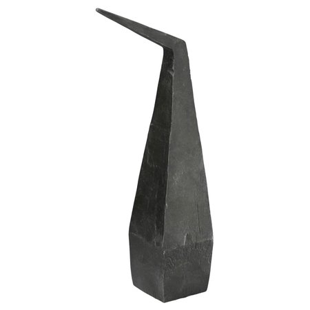 HOMEROOTS 6 x 2 x 1 in. Jumbo Black Contemporary Bird Sculpture 390108